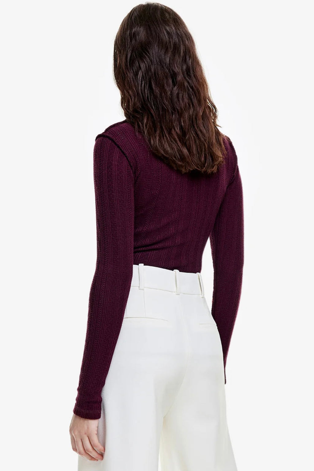 Smythe - Pointelle Knit Turtleneck