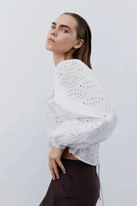 Sofie Schnoor - White Lace Shirt