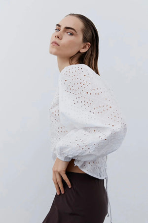 Sofie Schnoor - White Lace Shirt