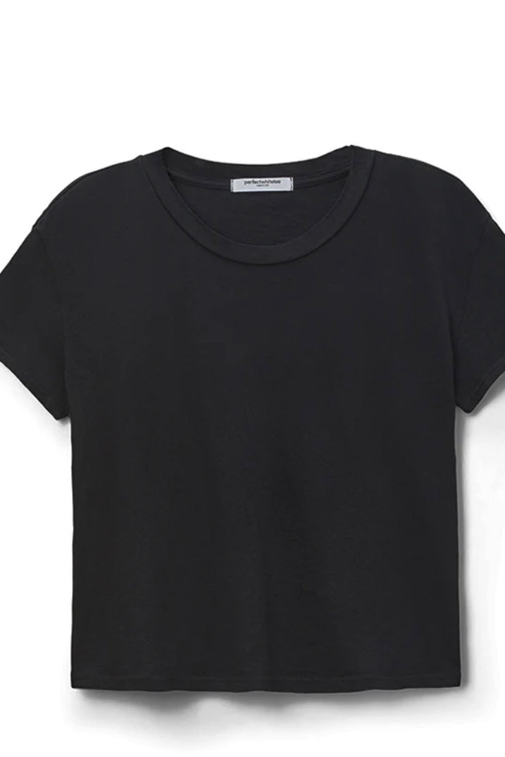 Perfect White Tee - Harley Boxy Crew Tee (black)