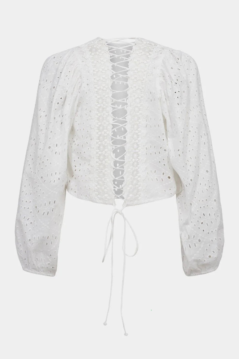 Sofie Schnoor - White Lace Shirt