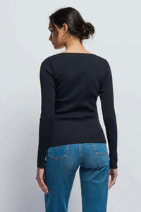 Nation LTD. - Elaine Ribbed Long Sleeve Tee