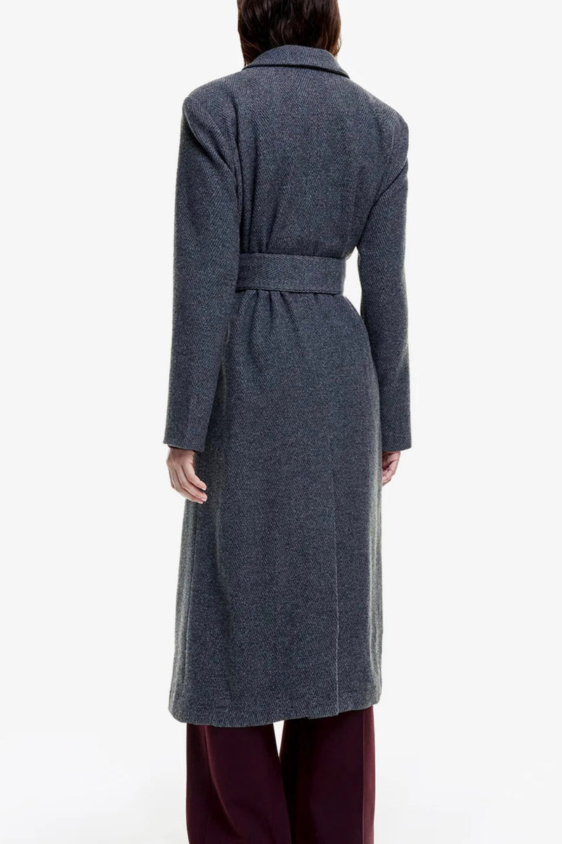 Smythe Belted Wrap Coat