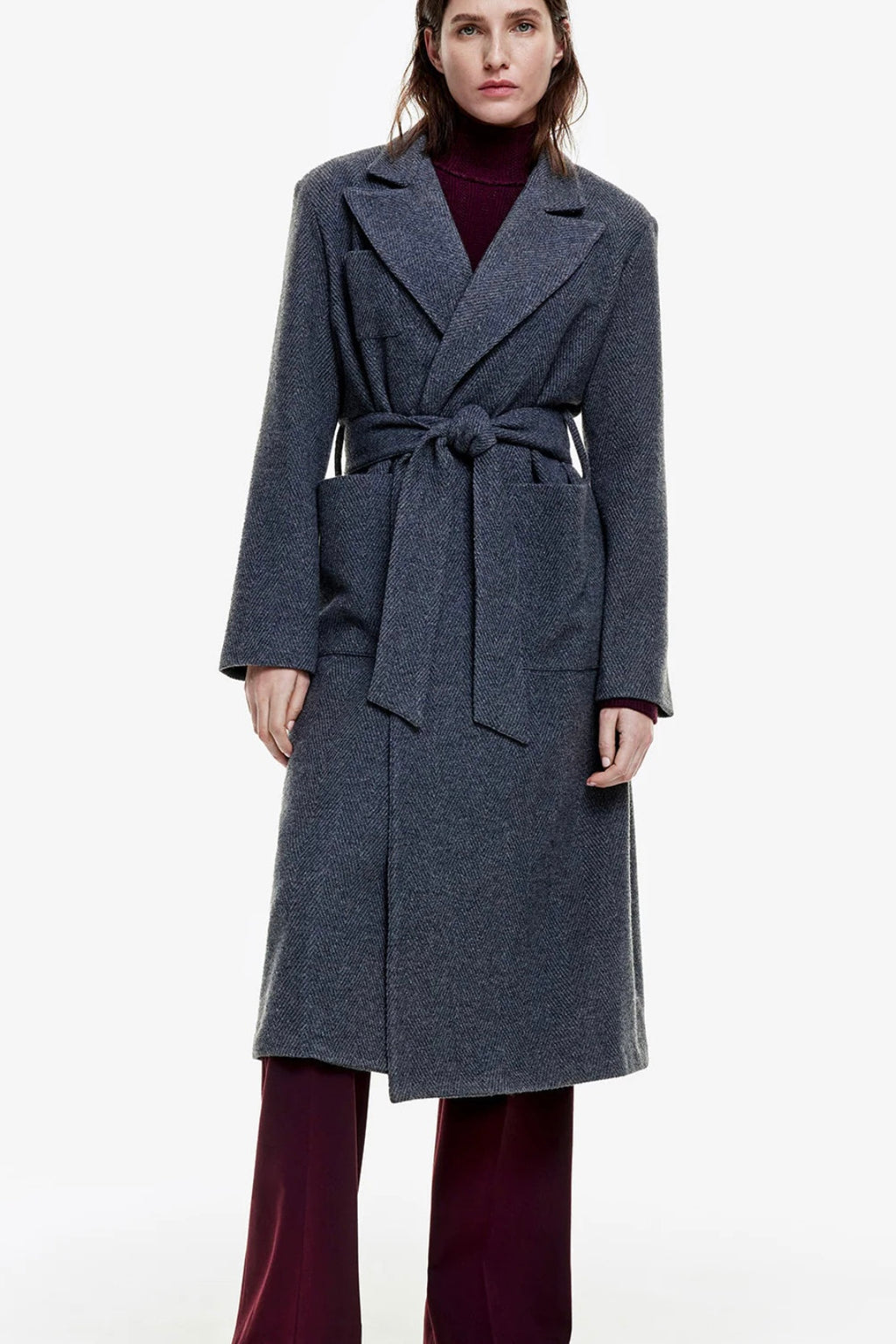 Smythe - Belted Wrap Coat