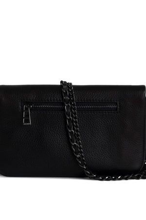 Zadig & Voltaire - Rock Nano Wings Grained Leather Clutch