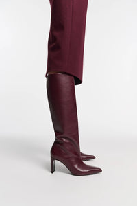 Dorothee Schumacher  Footwear - Chic Sophistication Wide Tall Boot (bordeaux)