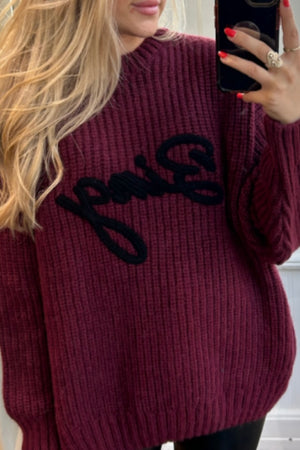 Anine Bing - Sydney Crew Sweater Signature