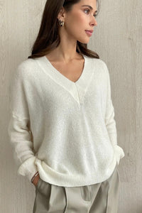 Charli - April Alpaca Sweater (Ivory)