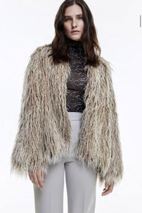 Smythe - Faux Fur Swing Jacket