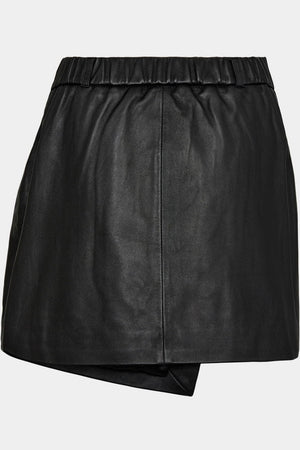 Sofie Schnoor - Short Wrap Leather Skirt