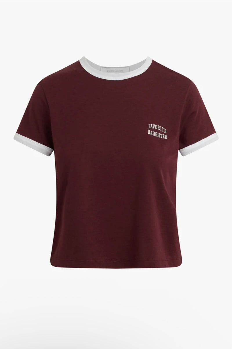 Favourite Daughter - The Cropped Ringer Tee