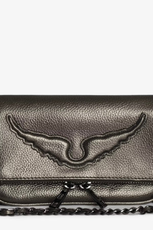 Zadig & Voltaire - Rock Nano Wings Clutch (Gun metal)