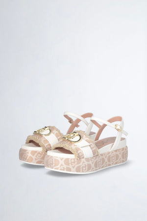 Liu Jo - Platform Monogram Sandals