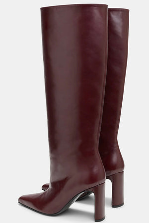 Dorothee Schumacher  Footwear - Chic Sophistication Wide Tall Boot (bordeaux)