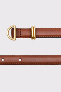 Frame - Petit Crescent Belt (Tobacco)