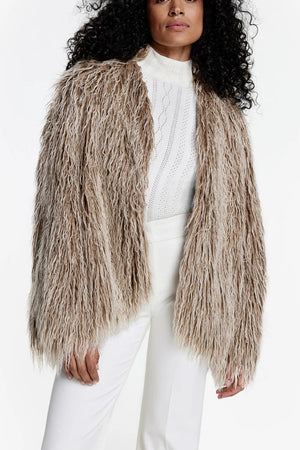 Smythe - Faux Fur Swing Jacket