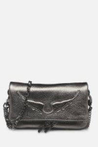 Zadig & Voltaire - Rock Nano Wings Clutch (Gun metal)