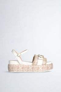 Liu Jo - Platform Monogram Sandals