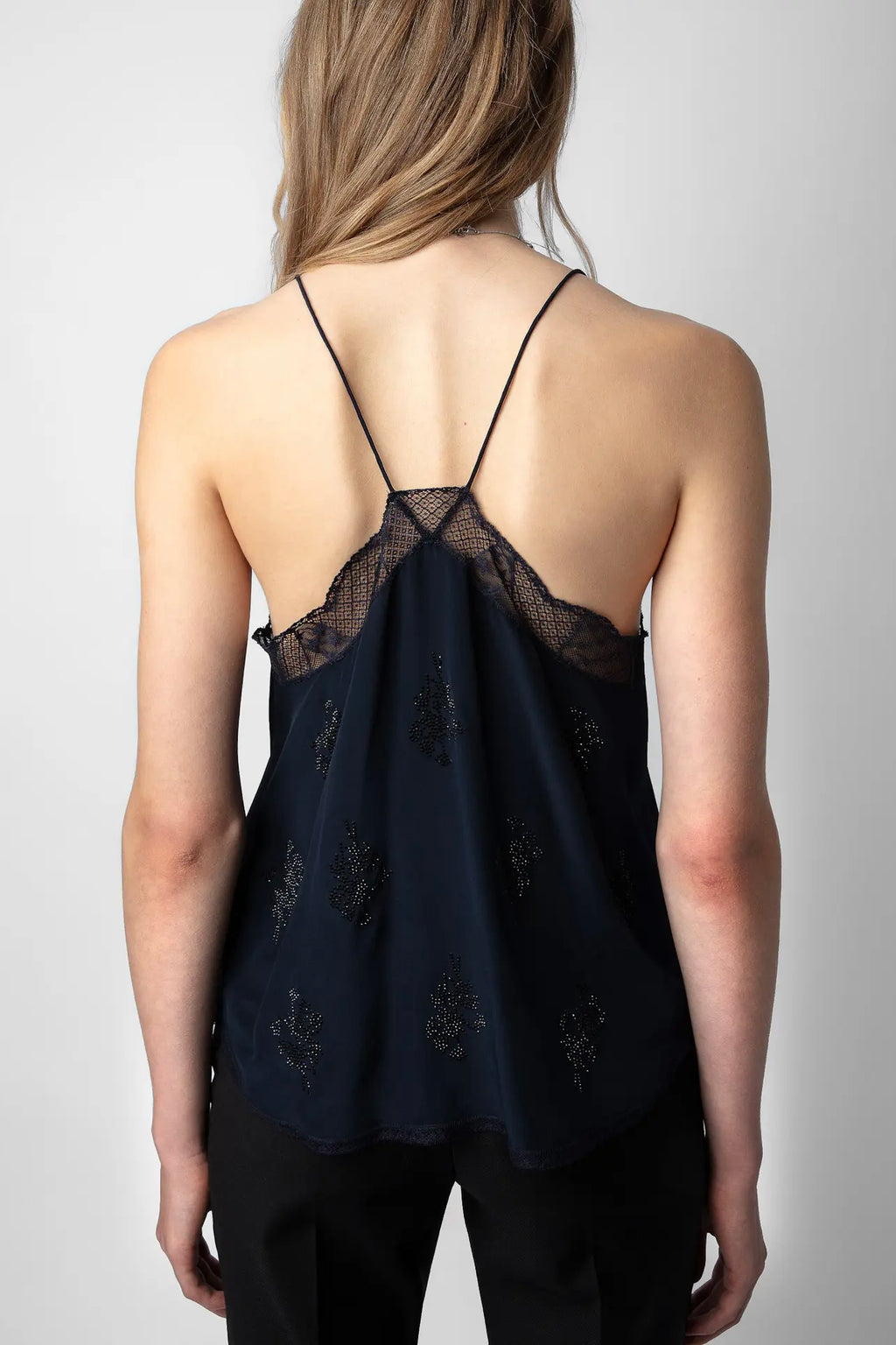 Zadig & Voltaire - Christy Diamanté Silk Camisole