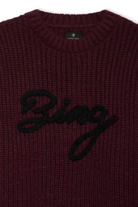 Anine Bing - Sydney Crew Sweater Signature