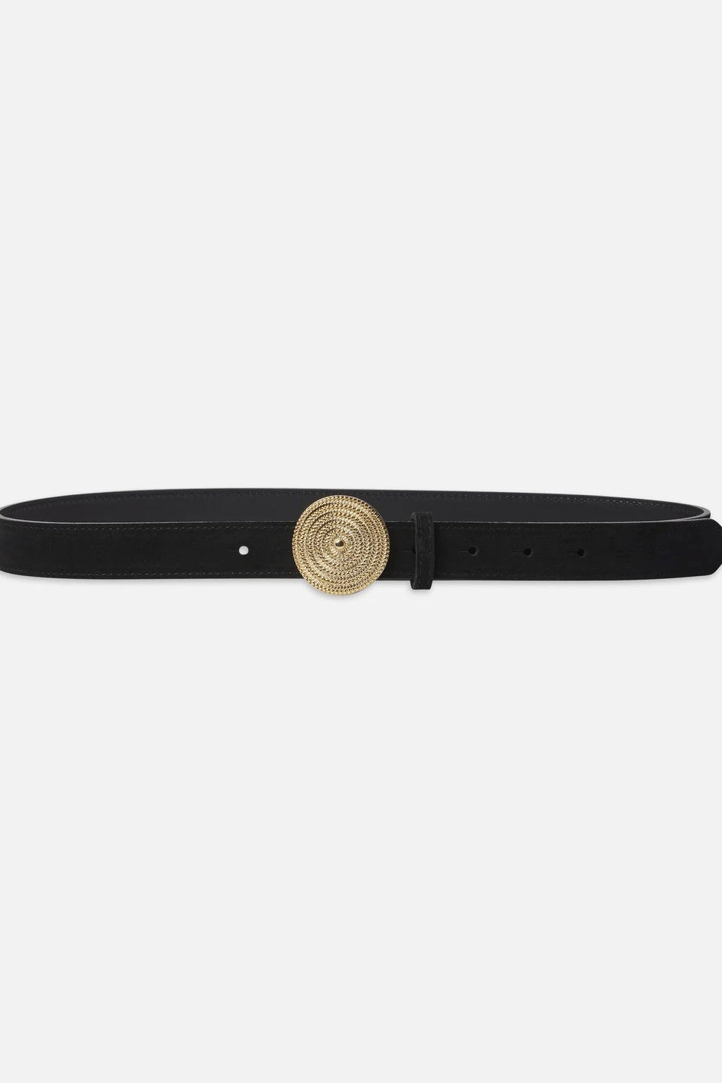 Frame - Medallion Buckle Belt (Black)