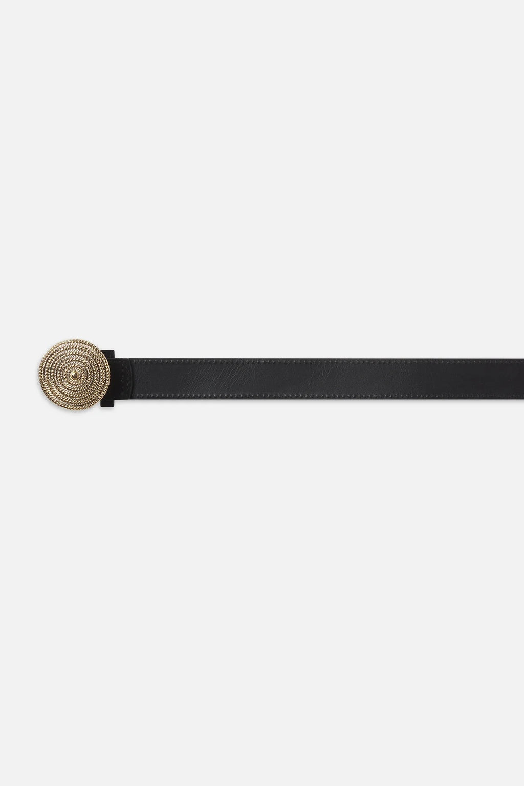 Frame - Medallion Buckle Belt (Black)