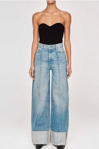 DL1961 - Hepburn Wide Leg High Rise Vintage (Springdale Cuffed)