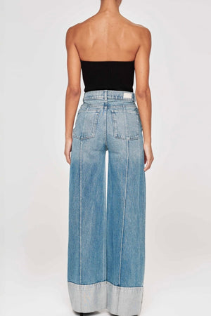 DL1961 - Hepburn Wide Leg High Rise Vintage (Springdale Cuffed)