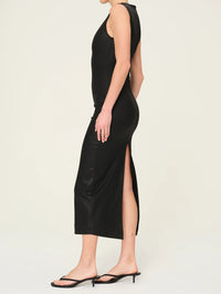 DL1961 - Esme Midi Dress (Black Coated)