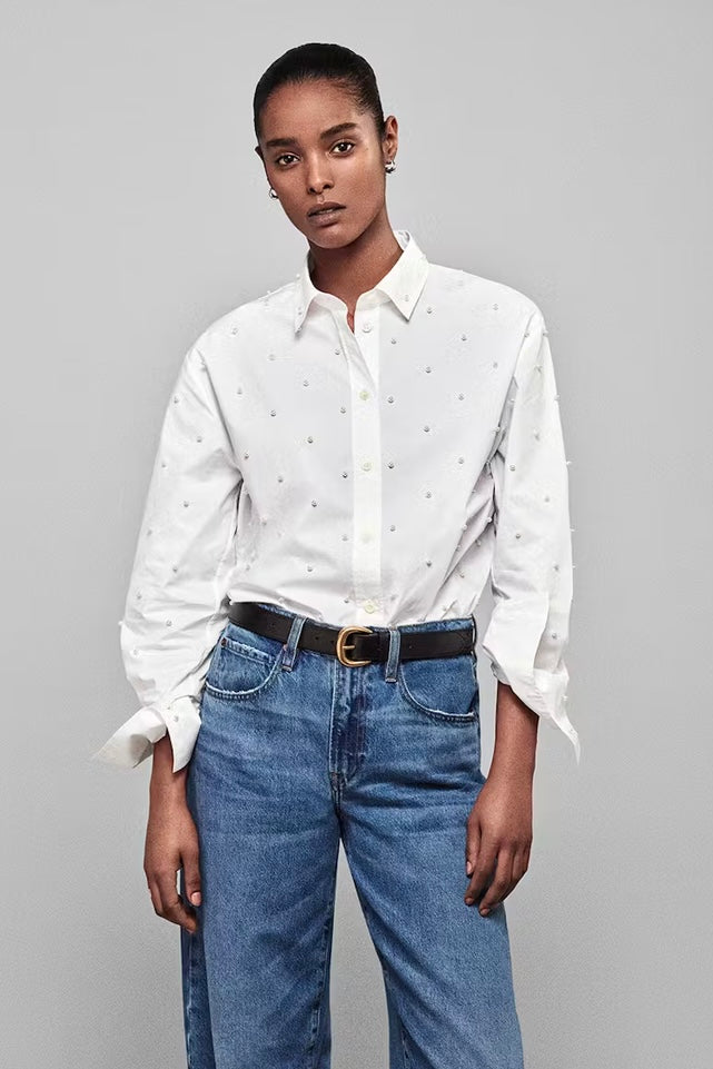 Frame - The Oversized Pearl Shirt