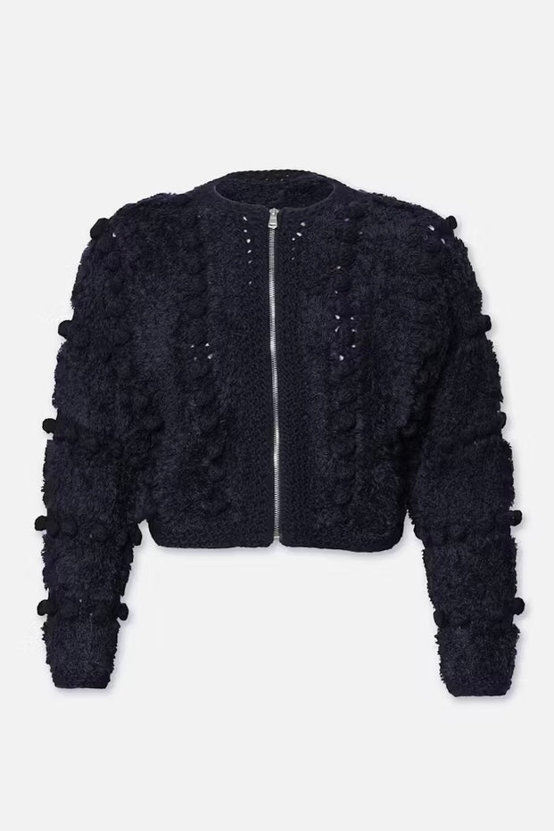 Frame - Pom Pom Cardi (Navy)