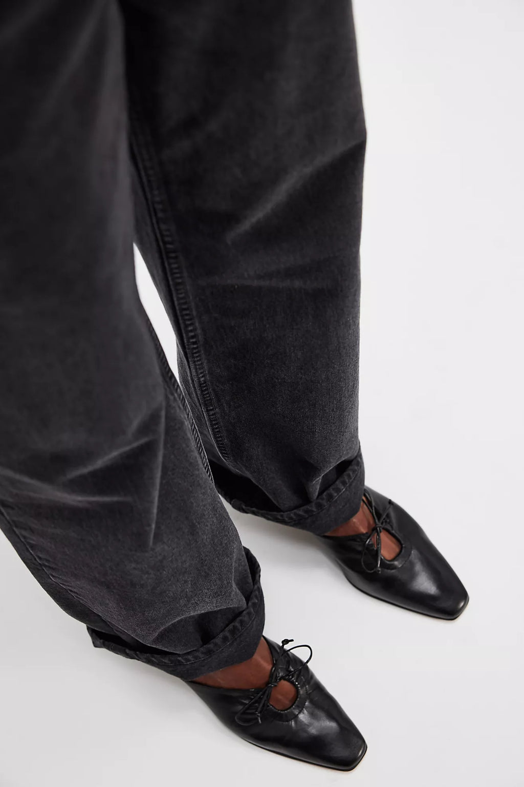 ALOHAS - Amar Black Leather Mules