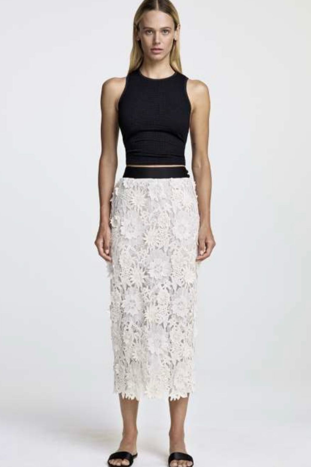 Smythe - Applique Pencil Skirt - SP24113 (PRE-ORDER)