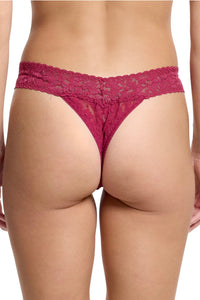 Hanky Panky - Signature Lace Original Rise Thong (Merlot)