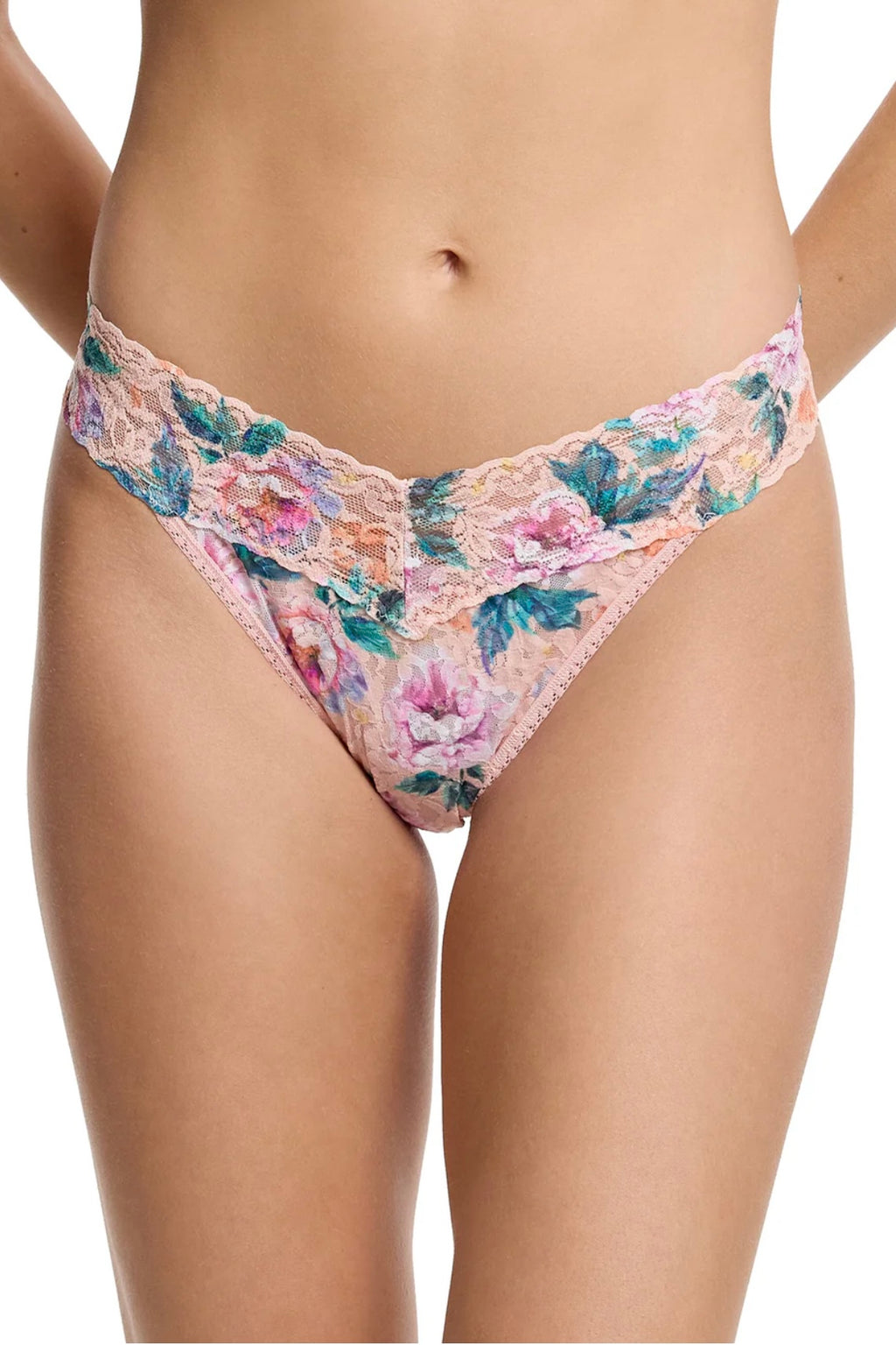Hanky Panky - Signature Lace Original Rise Thong (Buy Myself Flowers)