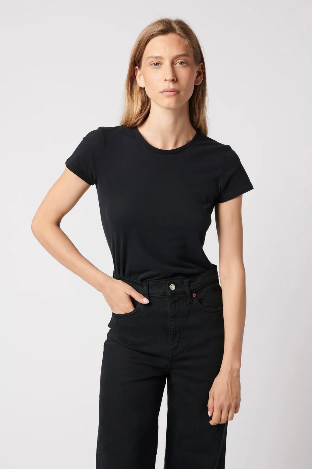 Majestic Filatures - Soft Touch Crewneck (Black)