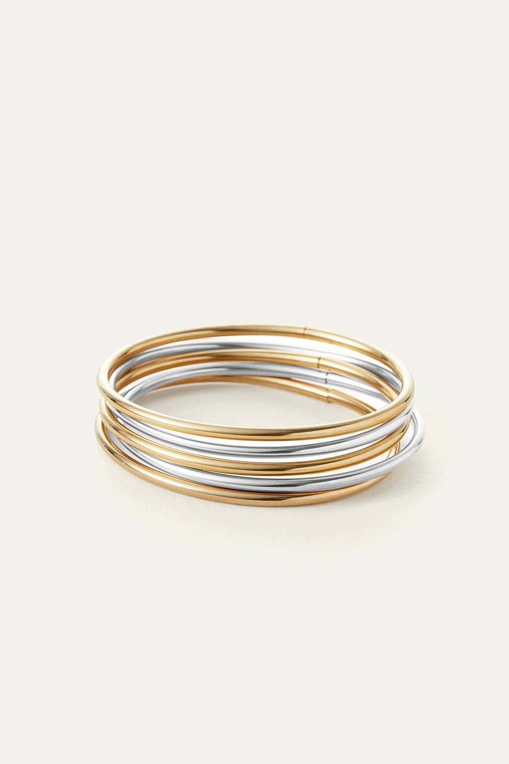Jenny Bird - Dane Bangle Set 5pk (Two-Tone)