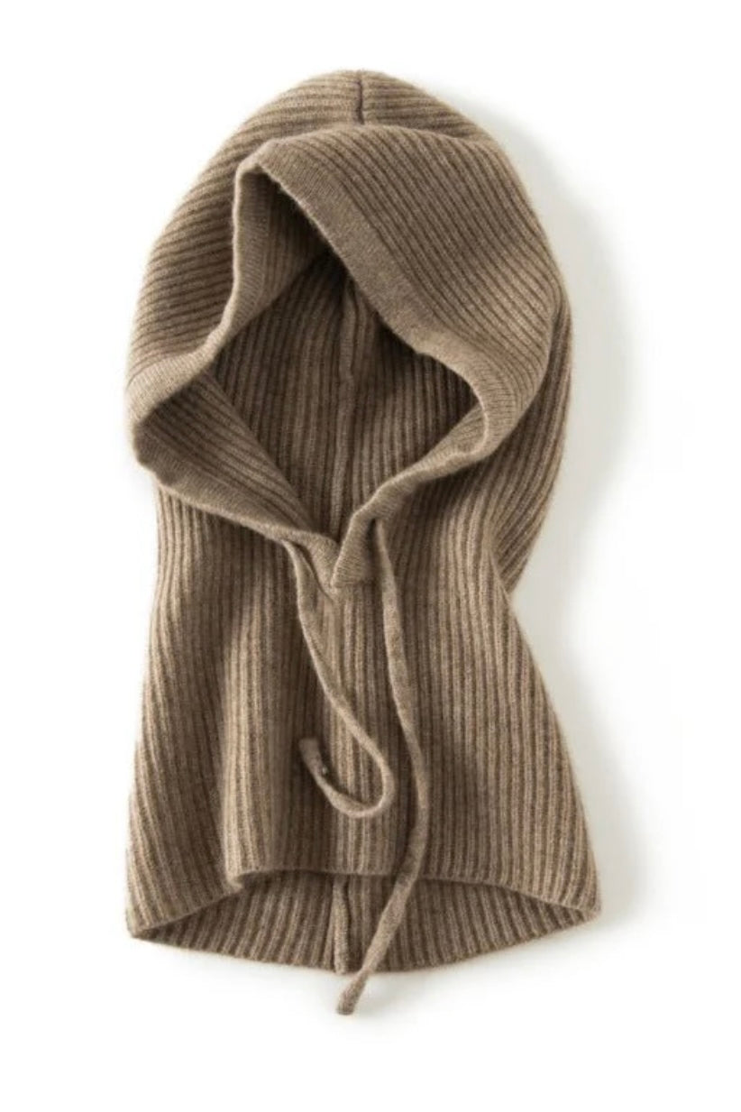 White + Warren - Cashmere Ribbed Balaclava