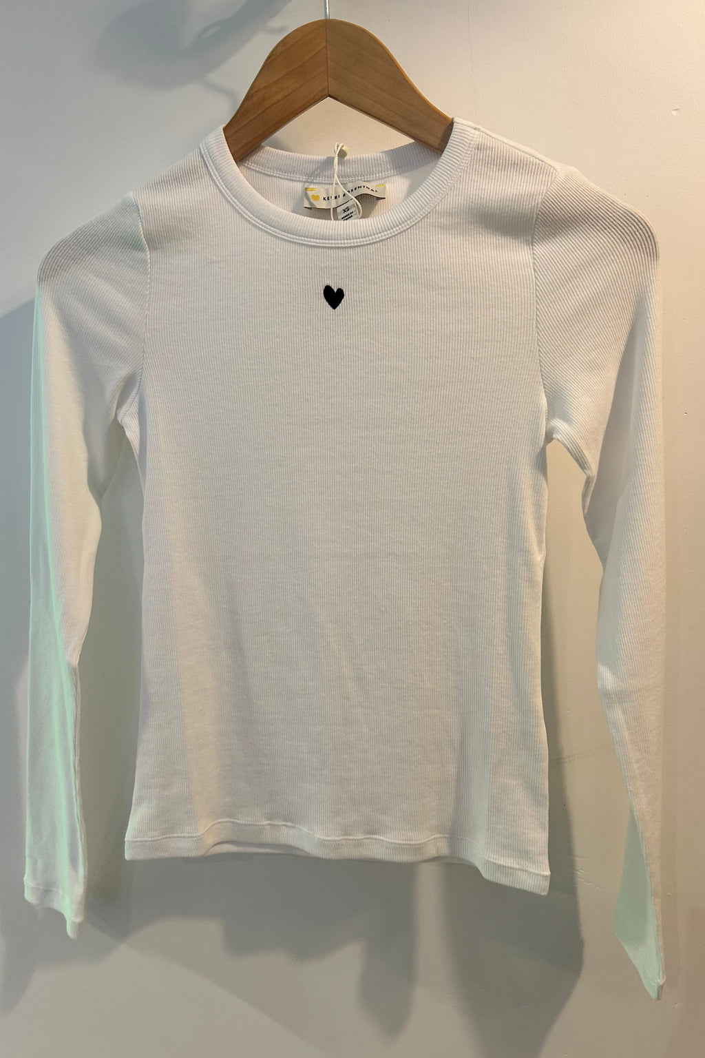Kerri Rosenthal - Ribbed Long Sleeve (White)