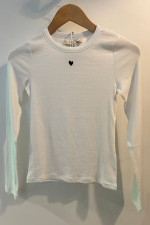 Kerri Rosenthal - Ribbed Long Sleeve (White)