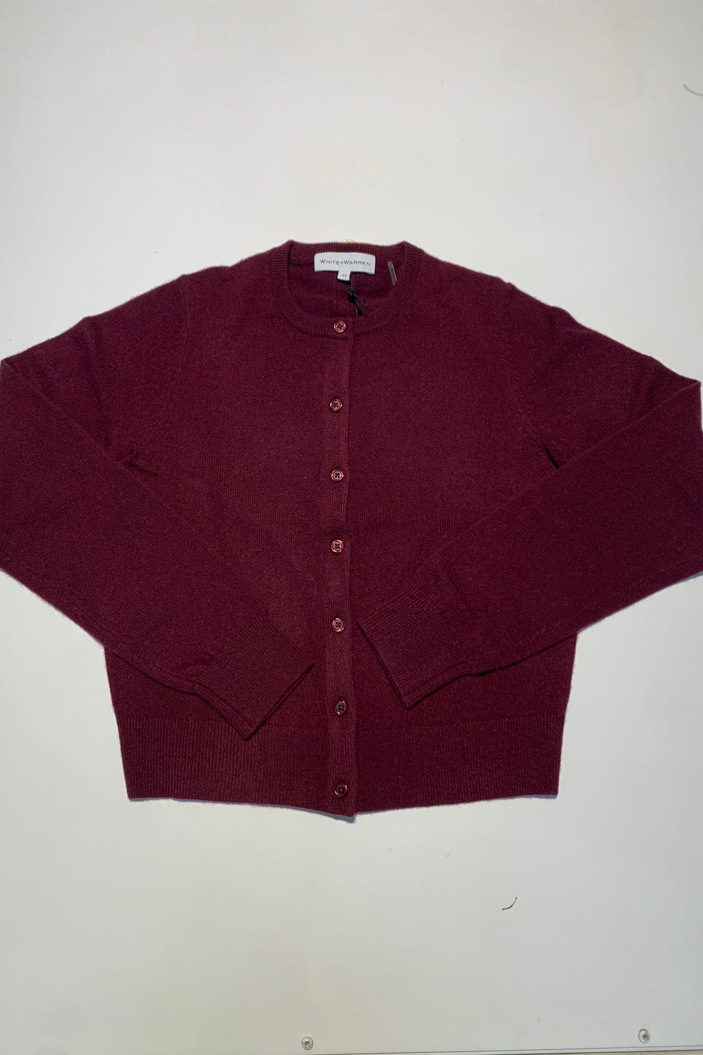White + Warren - Cashmere Crewneck Cardigan