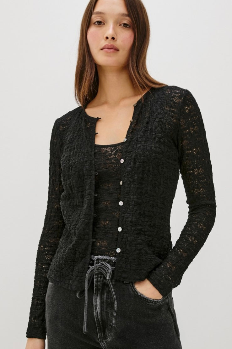 Rails - Cyrah Cardigan (Black Lace)