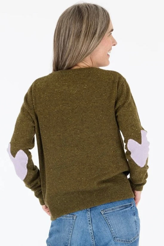 Kerri Rosenthal - Patch Pullover (Army Green)