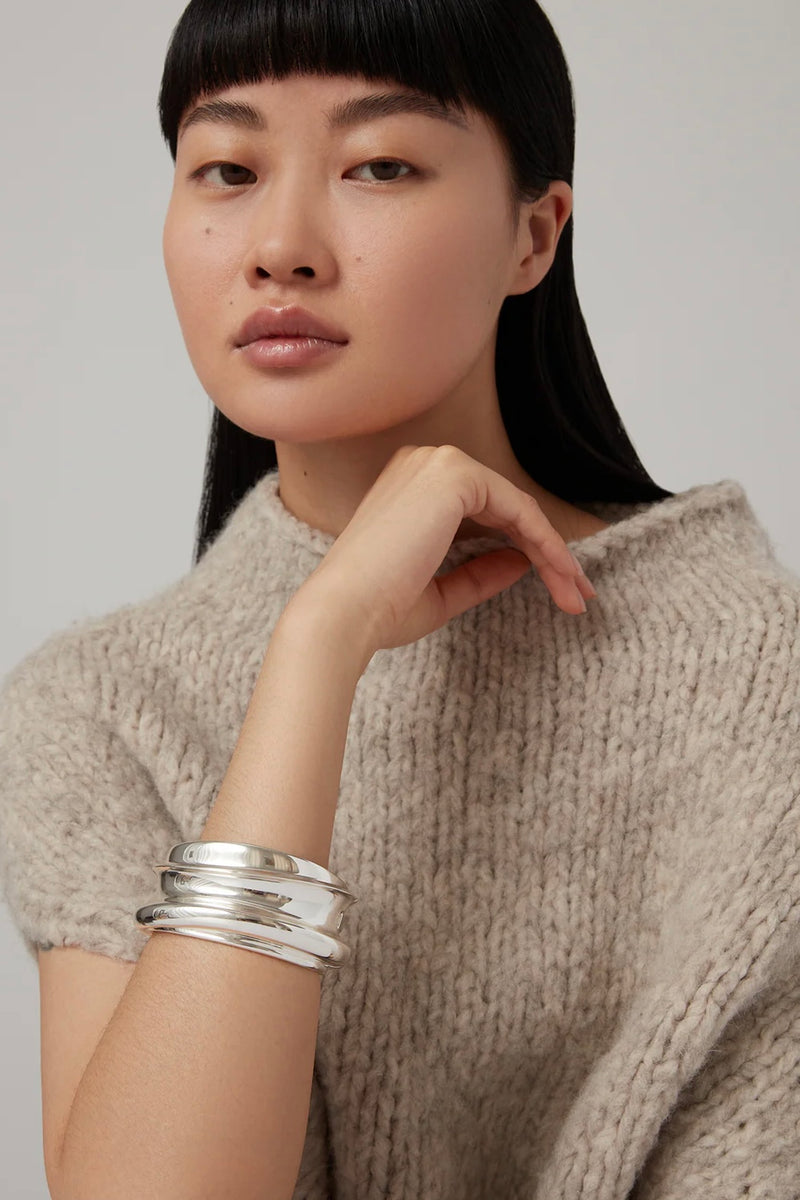 Jenny Bird - Lennon Mega Bangle (Silver)