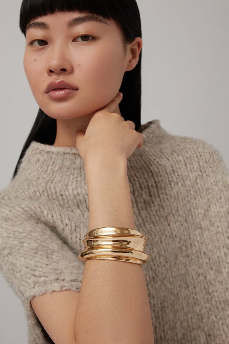 Jenny Bird - Lennon Mega Bangle (Gold)