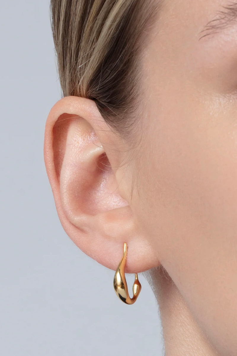 Jenny Bird - Mini Colette Hoops (Gold)