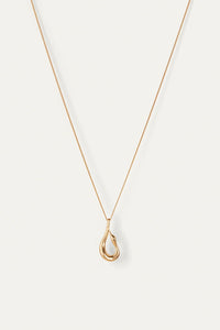 Jenny Bird - Mini Egret Pendant (Gold)