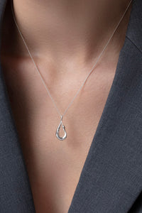 Jenny Bird - Mini Egret Pendant (Silver)