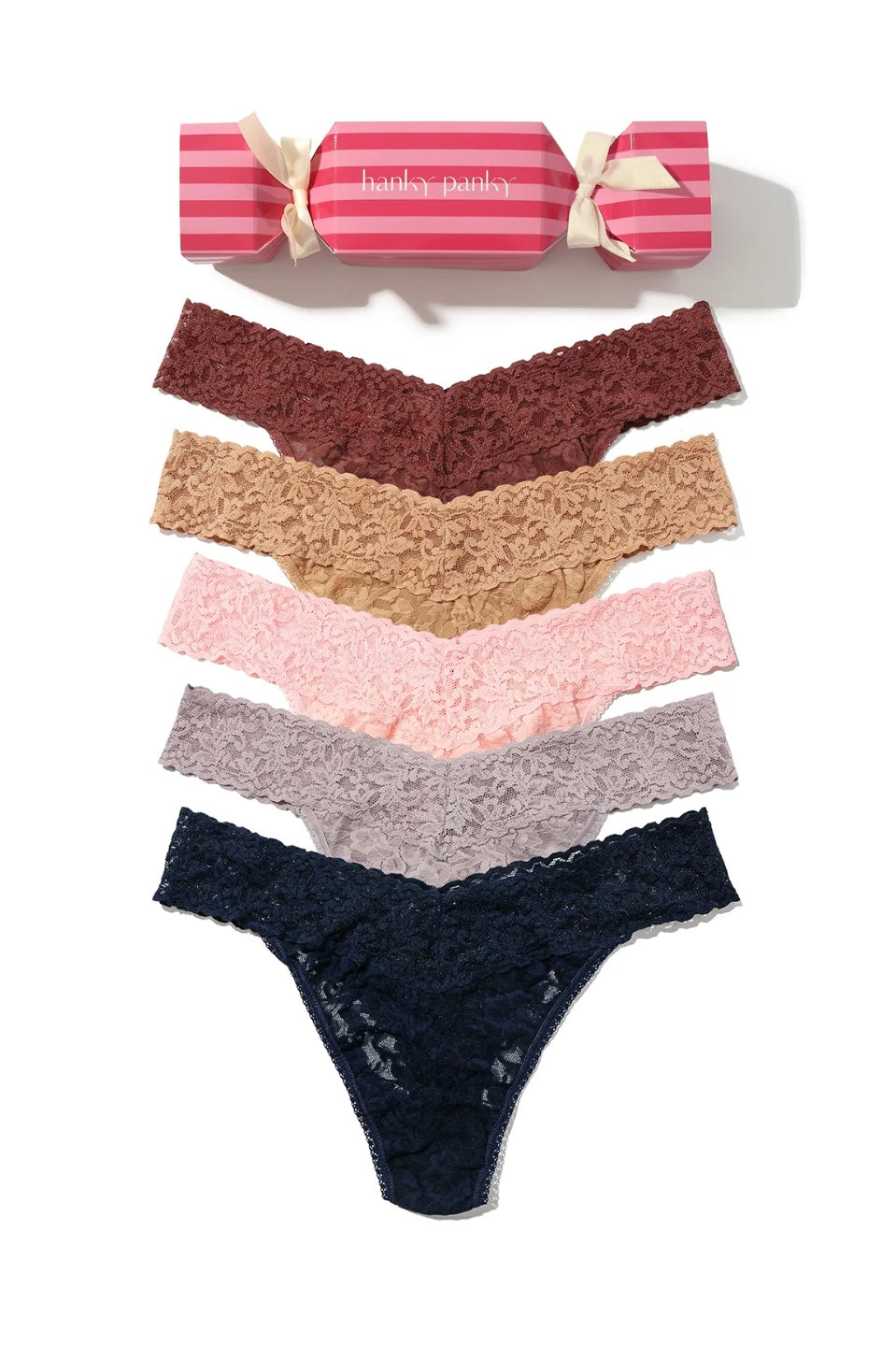 Hanky Panky - Holiday Cracker 5pk Original Rise Thong (Basic)
