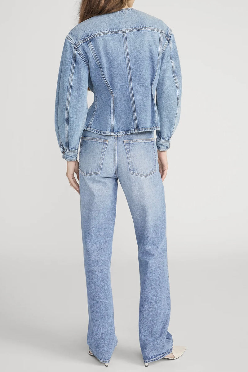 Frame - The Nipped Collarless Jacket (Umbria)